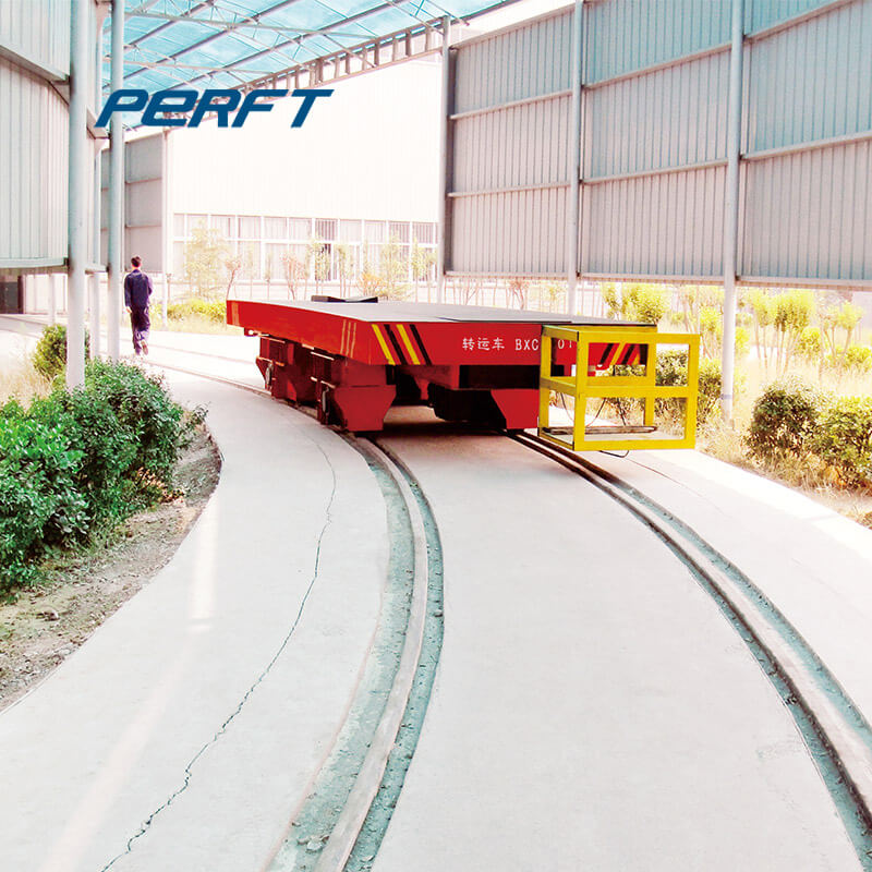 10t transfer cart on rail for manufacturing industry-Perfect 